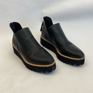 ALL BLACK - platform boots “Fatform” Tread Shootie - Color Black - SZ 9.5